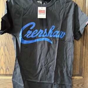 The Marathon Clothing Black and Blue Tee